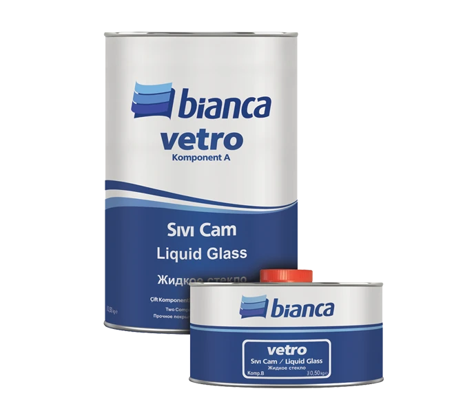 Bianca Vetro Sıvı Cam ürün ambalajı