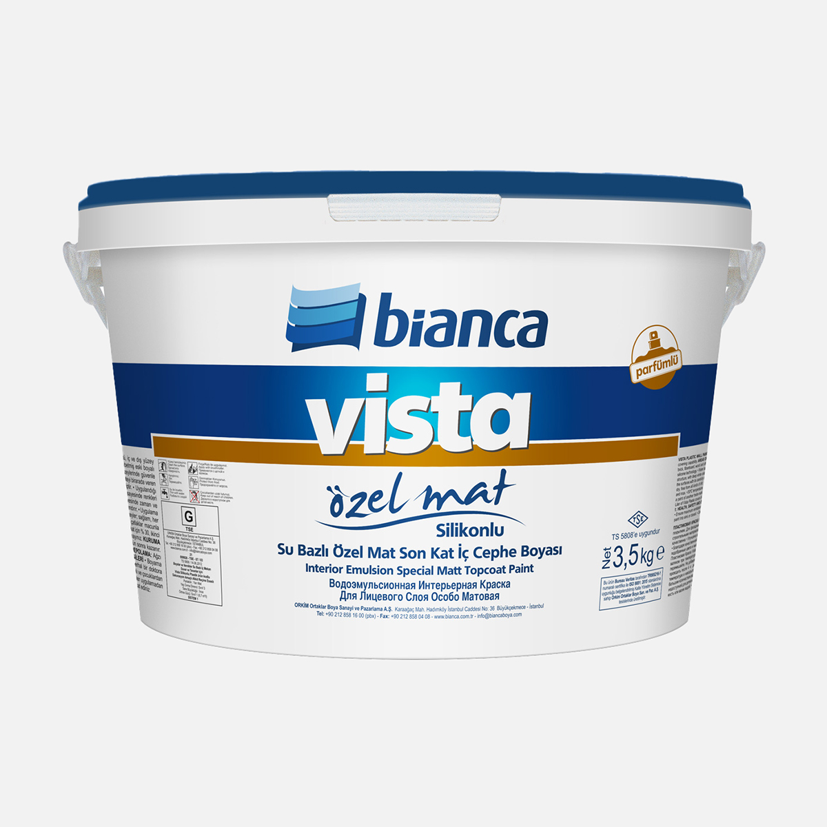 Bianca Vista Özel Mat ürün ambalajı
